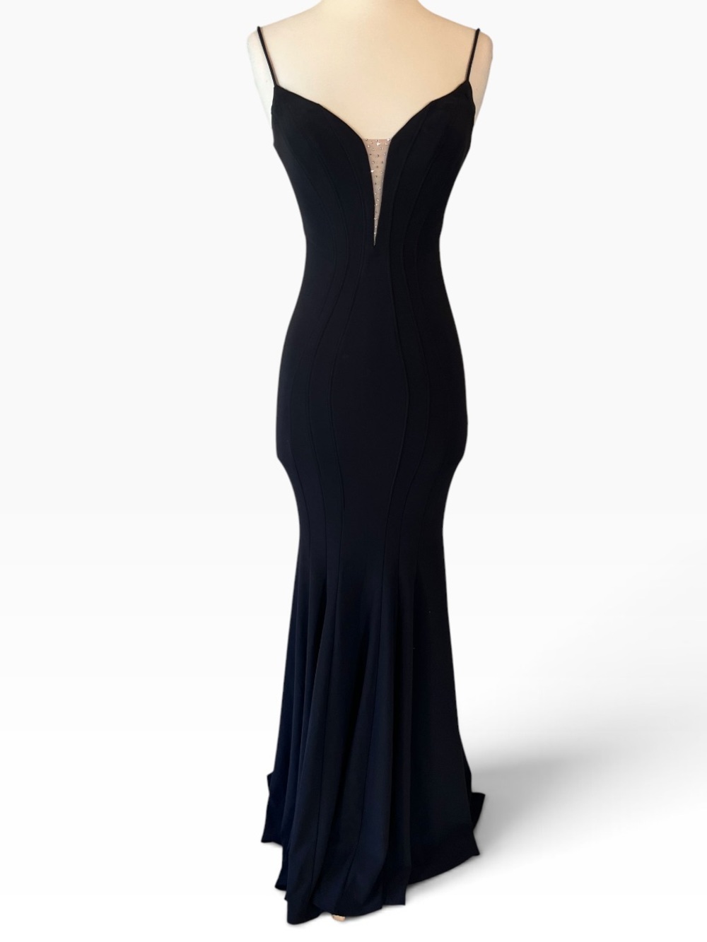 Betsy & Adam Black evening gown